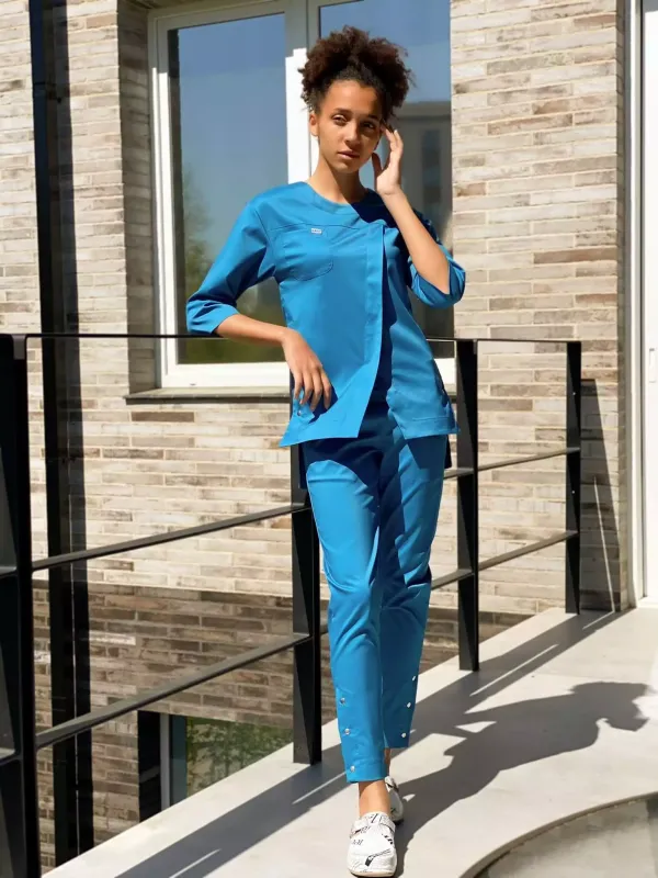 Венди Медицинский Костюм цвет морские глубины