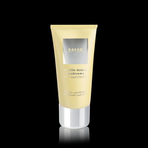 Крем для рук ваніль, масло кокоса та сечовина, Baehr - 30 мл