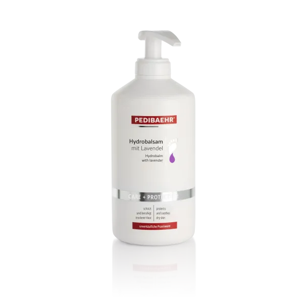 Гідробальзам для сухої шкіри з олією лаванди + дозатор HYDROBALSAM MIT LAVENDE, Pedi Baehr - 500 мл Гідробальзам для сухої шкіри з олією лаванди + дозатор HYDROBALSAM MIT LAVENDE, Pedi Baehr - 500 мл