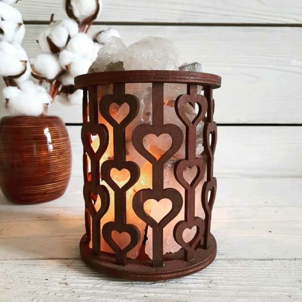 Солевая лампа Корзина сердца 1 кг Солевая лампа Корзина сердца 1 кг