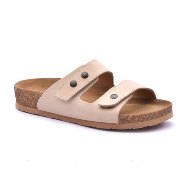 Шльопанці жіночі Leon 4050 бежевий велюр Шльопанці жіночі Leon 4050 бежевий велюр