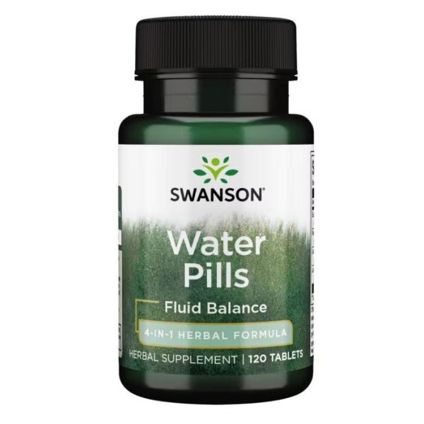 Пігулки води Swanson Water Pills - 120tabs Пігулки води Swanson Water Pills - 120tabs