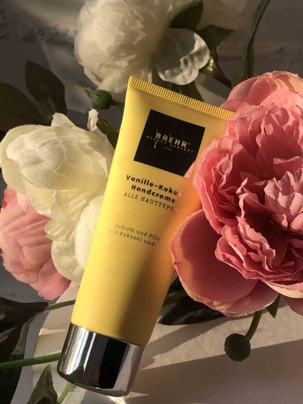 Крем для рук ваніль, масло кокоса та сечовина, Baehr - 75 мл