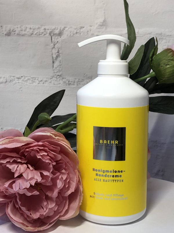 Крем для рук медова диня з маслом авокадо та сечовиною, Baehr - 500 мл