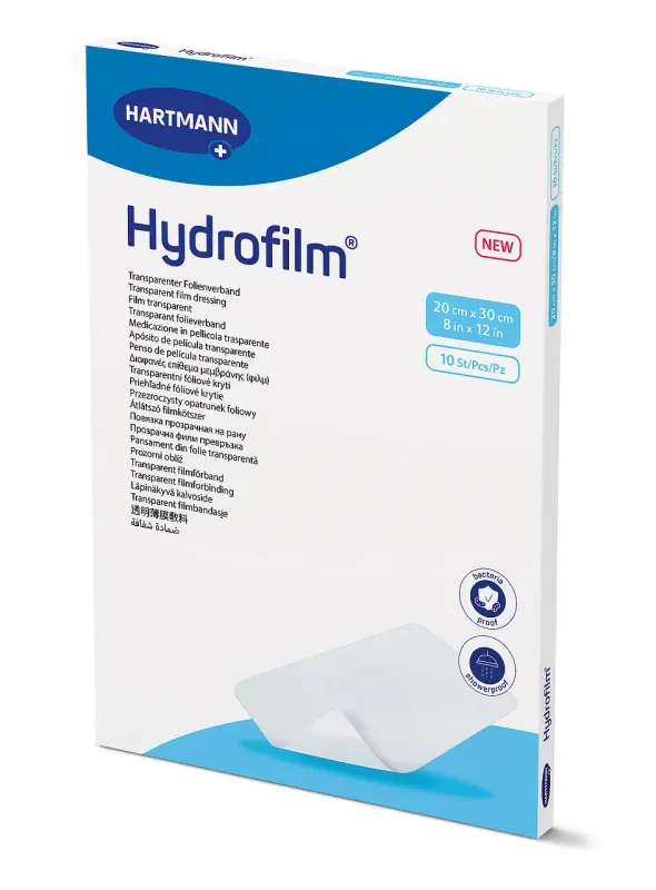Пов’язка плівкова прозора Hydrofilm® / Гідрофілм 20х30см 1шт Пов’язка плівкова прозора Hydrofilm® / Гідрофілм 20х30см 1шт