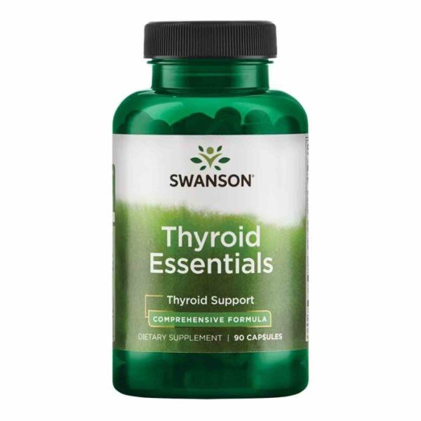Swanson Thyroid Essentials – поддержка щитовидной железы, нервной системы и обмена веществ - 90 caps Swanson Thyroid Essentials – поддержка щитовидной железы, нервной системы и обмена веществ - 90 caps