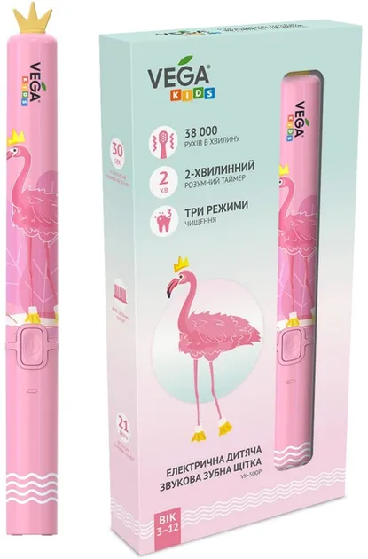 Електрична зубна щітка Vega Kids VK-500B Електрична зубна щітка Vega Kids VK-500B