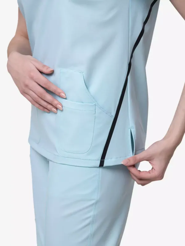 Амур Медицинский Костюм цвет голубой