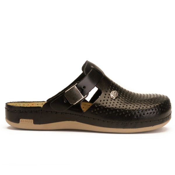 Ортопедичні тапочки-сабо Leon 950 чорні Ортопедичні тапочки-сабо Leon 950 чорні