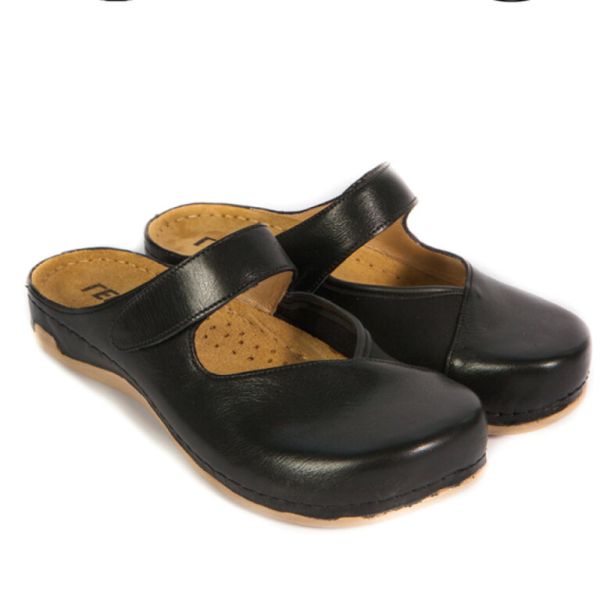 Ортопедичні тапочки-сабо Leon 953 чорні Ортопедичні тапочки-сабо Leon 953 чорні
