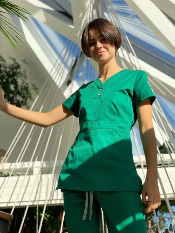 Жіночий  костюм Тедді колір зелена трава