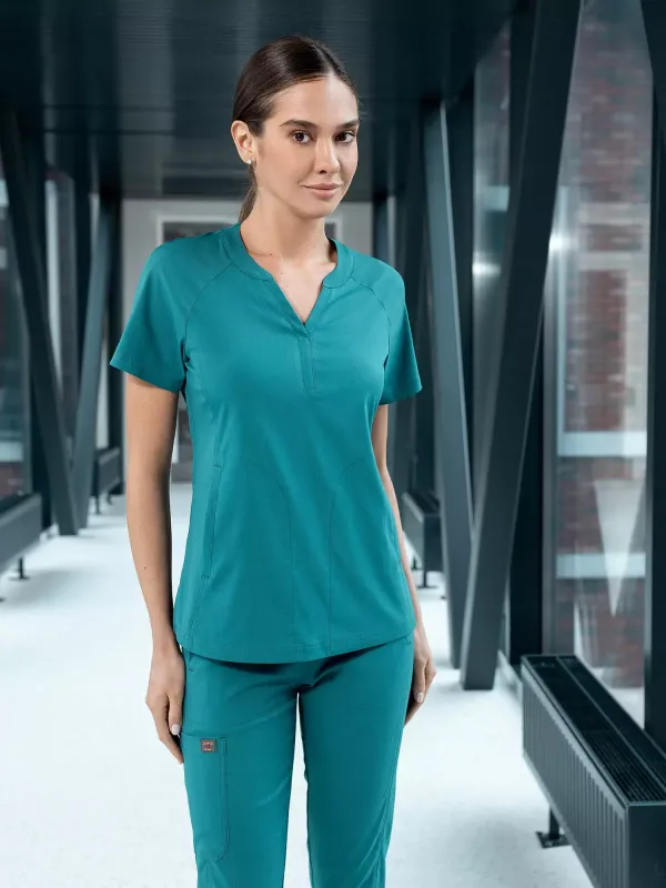 Ника Женский Медицинский Костюм цвет Бриллиантовый зеленый