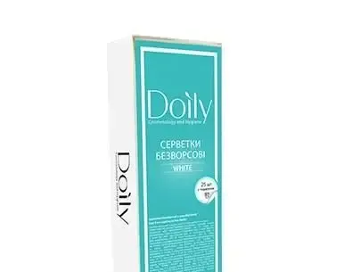 Салфетки безворсовые в коробке Doily 4,5х6,5 см Белый 425 шт