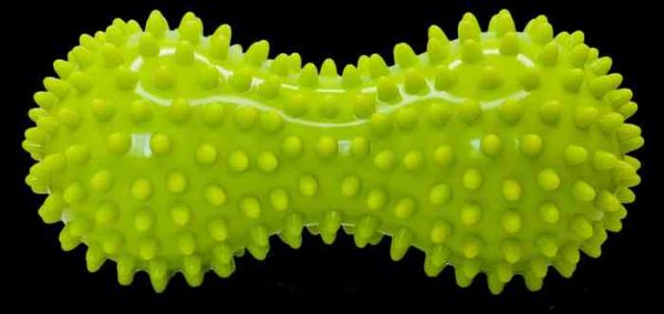 Двойной массажный мяч с шипами