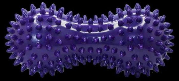 Двойной массажный мяч с шипами