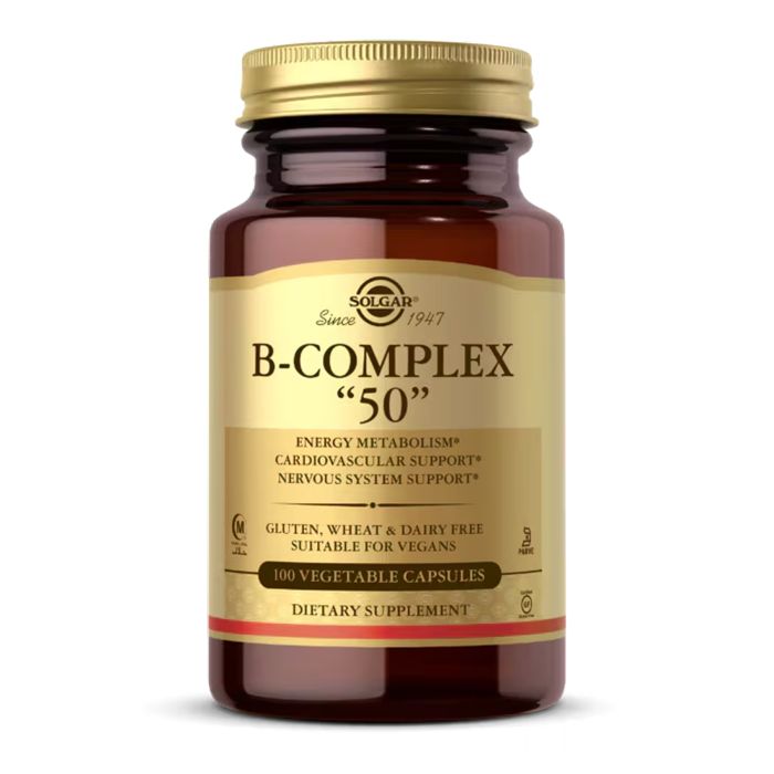 Solgar, комплекс вітамінів В «50», B-Complex with Vitamin C Stress Formula - 250 tabs