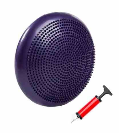 Балансировочная подушка массажная D 33см надувная с насосом