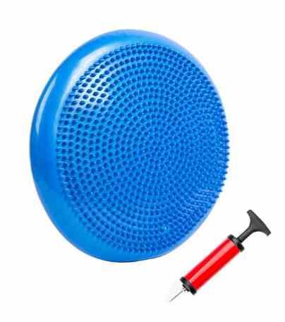 Балансировочная подушка массажная D 33см надувная с насосом