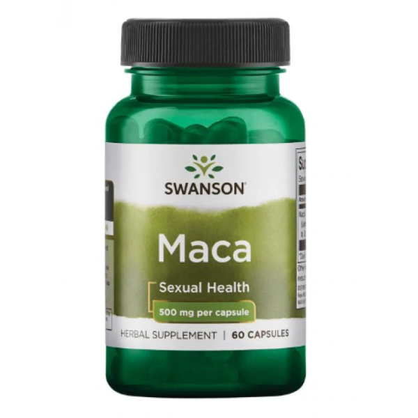 Swanson Maca Root – Мака для сексуальної енергії, гормонального балансу та життєвої сили 500 мг - 60caps Swanson Maca Root – Мака для сексуальної енергії, гормонального балансу та життєвої сили 500 мг - 60caps