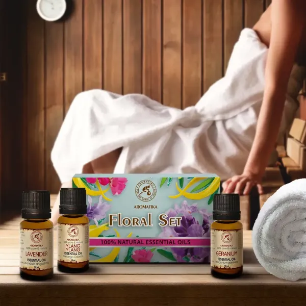 Набір ефірних олій «Квітковий аромат» Ароматика