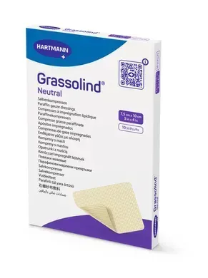 Повязка атравматическая мазевая Grassolind® neutral / Гразолинд нейтрал 7,5см х 10см 1шт Повязка атравматическая мазевая Grassolind® neutral / Гразолинд нейтрал 7,5см х 10см 1шт
