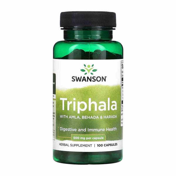 Triphala Swanson – аюрведическая формула для здоровья кишечника и иммунитета 500мг - 100caps Triphala Swanson – аюрведическая формула для здоровья кишечника и иммунитета 500мг - 100caps