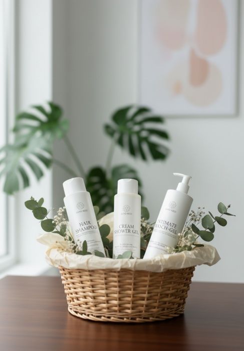 Комплект професійних засобів для догляду за тілом та волоссям LirioMed  Комплект професійних засобів для догляду за тілом та волоссям LirioMed