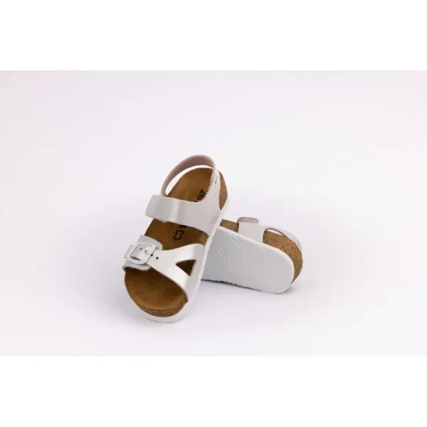 Детские босоножки Leon 4803 белый перламут