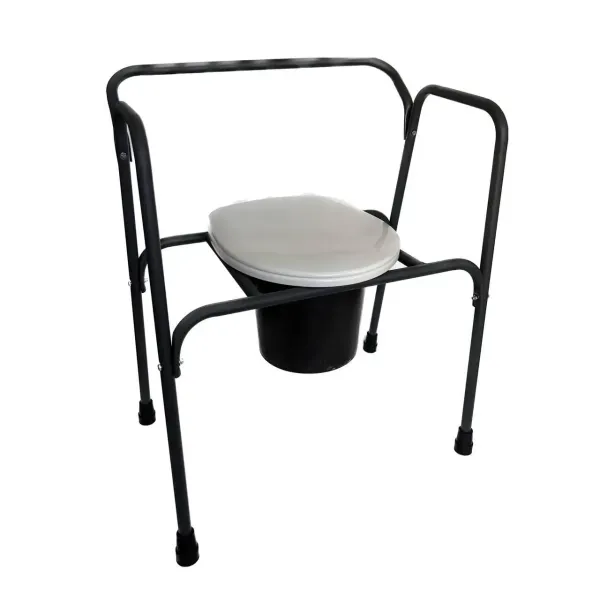 Стілець туалет нерегульований складний PMED-101 для інвалідів літніх хворих крісло