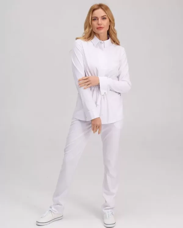 Женский медицинский костюм Монтана цвет белый