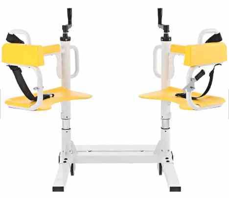 Профессиональное кресло-каталка с регулировкой высоты Стул туалет на колесиках складной