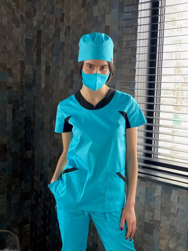 Инвита Медицинский Костюм цвет тифании