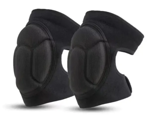 Захисні наколінники чорні універсальні D&N для саду та спорту