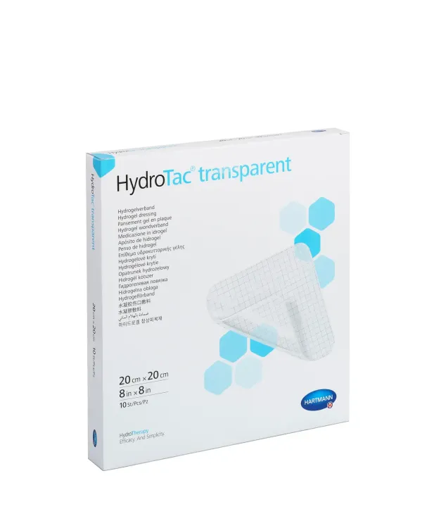 Пов`язка гідрогелева HydroTac® transparent / ГідроТак транспарент 20см x 20см 1шт Пов`язка гідрогелева HydroTac® transparent / ГідроТак транспарент 20см x 20см 1шт