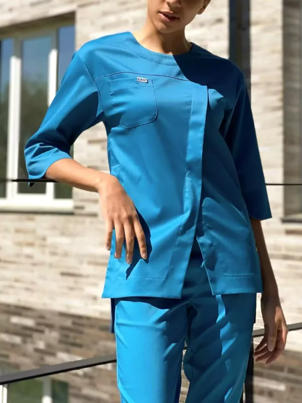 Венди Медицинский Костюм цвет морские глубины