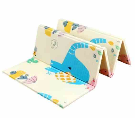 Детский развивающий коврик двусторонний 180х200 см складной.