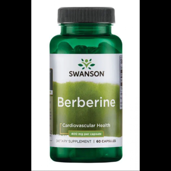 Swanson Berberine – Берберин 400 мг для глюкози, холестерину та здоров’я серця - 60 cap Swanson Berberine – Берберин 400 мг для глюкози, холестерину та здоров’я серця - 60 cap