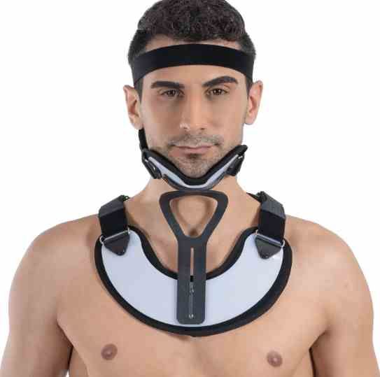 Ортез для фіксації шийного та грудного відділів хребта Minerva посилений короткий W114