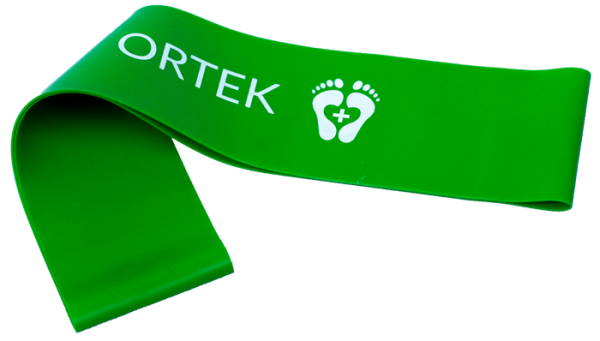 Фитнес резинка для тренировки стоп Ortek 25 см  5x25 см - размер Середній