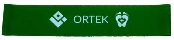 Фитнес резинка для тренировки стоп Ortek 25 см  5x25 см - размер Середній