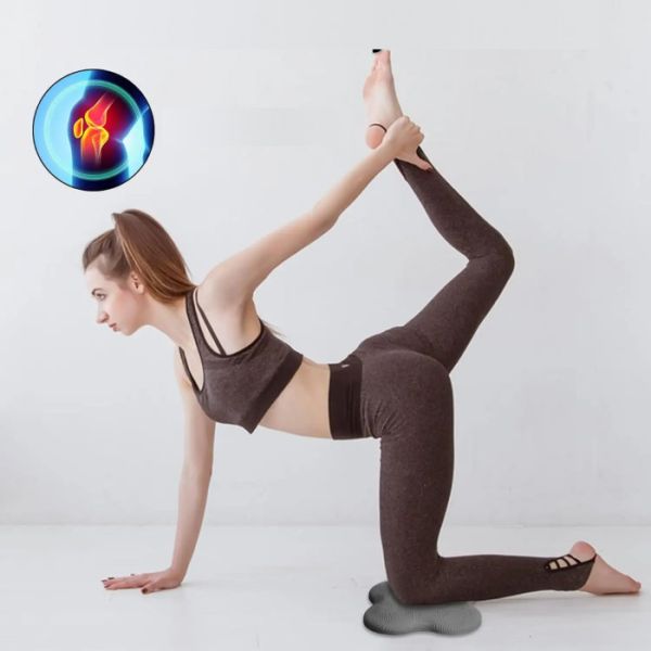 Подставки под колено и локоть Нескользящие коврки для йоги и фитнеса. Пара 20x20 см