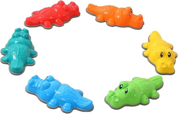 Набор балансиров для детей "Крокодил" 6шт Балансировочные фигуры 22x41 см