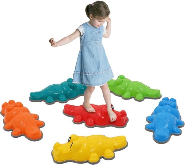 Набор балансиров для детей "Крокодил" 6шт Балансировочные фигуры 22x41 см