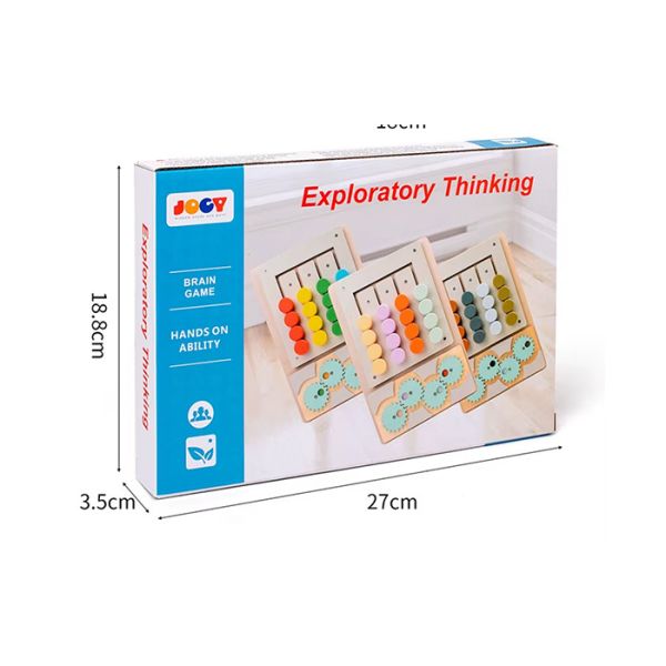 Обучающая головоломка для развития логического мышления 19x27 см