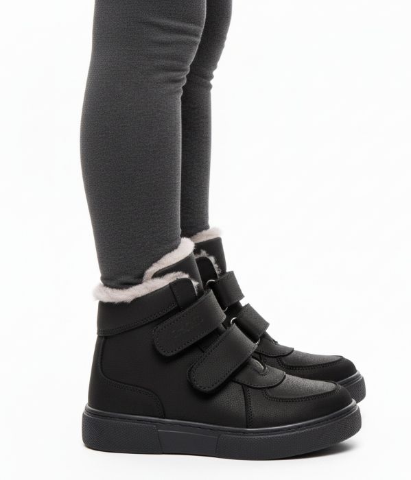 Профілактичні черевики зимові дитячі чорні (арт. LEO-1395), THEO LEO (Туреччина) Профілактичні черевики зимові дитячі чорні (арт. LEO-1395), THEO LEO (Туреччина)