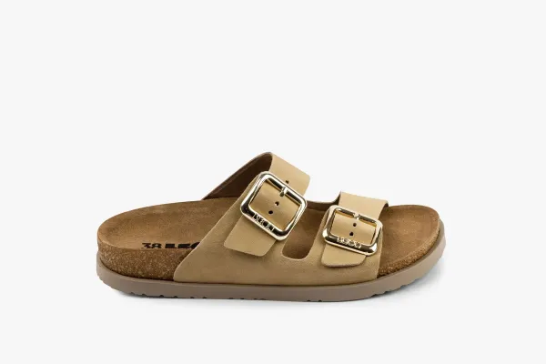 Шльопанці LEON 7010 беживий