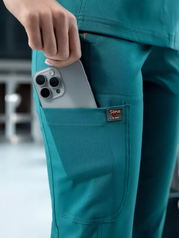 Ника Женский Медицинский Костюм цвет Бриллиантовый зеленый