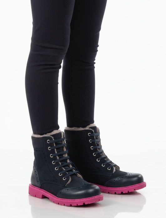 Ортопедичні черевики зимові для дівчинки Theo Leo 1070