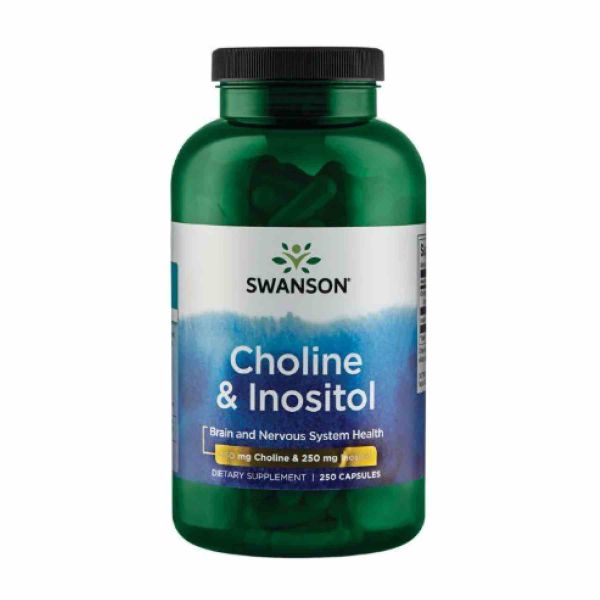 Swanson, холин и инозитол, Choline Inos 250mg - 250caps Swanson, холин и инозитол, Choline Inos 250mg - 250caps