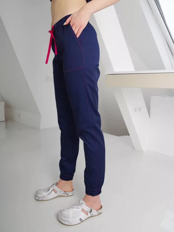 Жіночий  костюм Тедді колір темно-синій